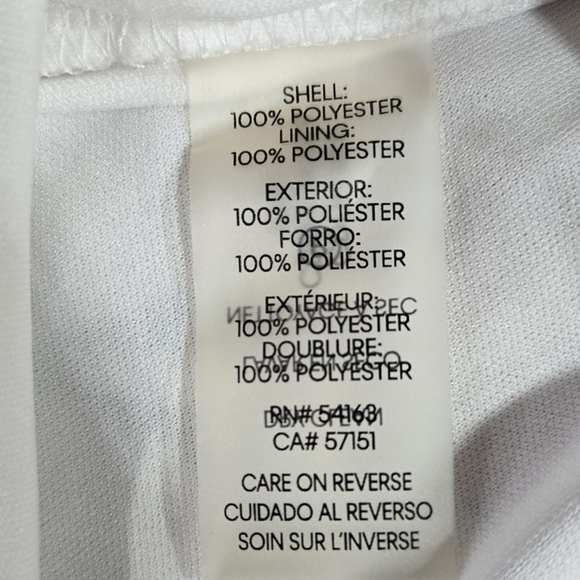 Calvin Klein White Floral Chiffon Belted Midi Dress Romantic Wedding Guest - Picture 8 of 8